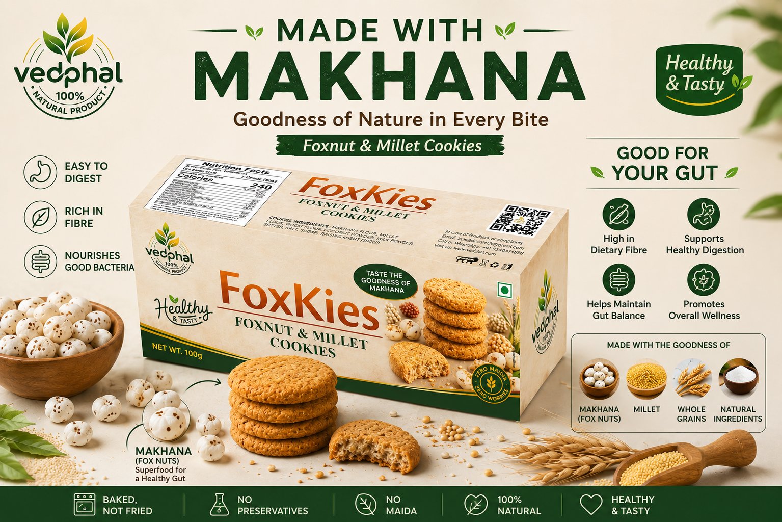 <p>Healthy snacks, <em>rooted</em> in tradition.</p>